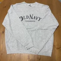 90s〜00sOLD NAVY スウェット トレーナー グレー Sのサムネイル