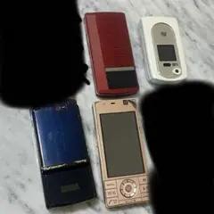 携帯電話 ガラケー 本体 5台 まとめ売り