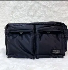 美品✨PORTER ポーター タンカー ウエストバッグ 黒 ボディーバッグ 人気