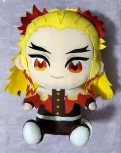 鬼滅の刃　煉獄杏寿郎　ぬいぷりけ おすわりBIG ぬいぐるみ　1点