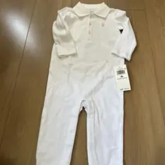 新品タグ付き　ラルフローレン　長袖ロンパース　コットン100% 9M