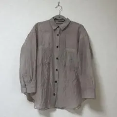 cocodeal 長袖シアーシャツ ブラウス サイズ2のサムネイル