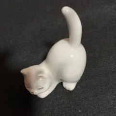 SEVEN CORPORATION 猫 置物 陶器 フィギュリン