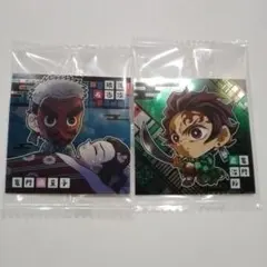 鬼滅の刃　ディフォルメシールウエハース 14　鱗滝左近次＆竈門禰豆子　竈門炭治郎