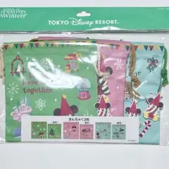 ディズニークリスマス　リルリンリン 2022 きんちゃく