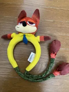 上海ディズニー　 ニック　カチューシャ　ズートピア