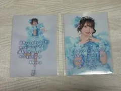 高梨ゆな MORE STAR もあすた デジタルメッセージ入り生写真 2枚セット