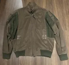 vintage 切替ミリタリージャケット ブルゾン 短丈　古着　sullen