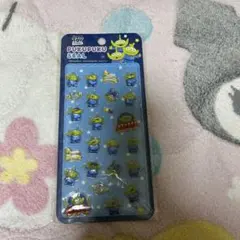 【新品未使用】ぷくぷくシール リトルグリーンメン　正規品　ディズニー
