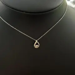 【良品】4℃ SILVER ネックレス ドロップ シルバー26072504のサムネイル