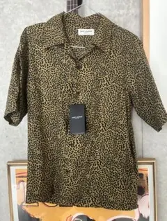 SAINT LAURENT リーフ柄 半袖シャツ S 新品 定価132,000 - メルカリ