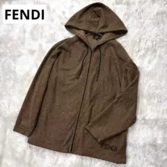 FENDI フェンディ ロゴ パーカー ブラウン 38 M レディースのサムネイル