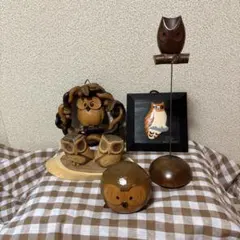 フクロウ 置物 5点まとめ売りのサムネイル