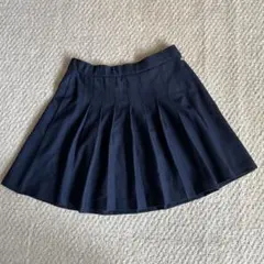 zara kids ネイビー プリーツスカート 164㌢