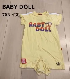 BABY DOLL ベビードール イエロー ロンパース