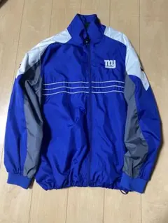 リーボックReebok　NFL刺繍 　ブルー　ナイロンジャケット