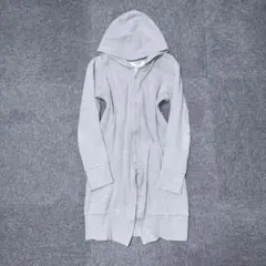 LIMI feu ロング丈 ジップパーカー グレー yohji yamamotoのサムネイル