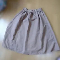 EarthMusic&ecologyフレアスカート ゴムウエスト