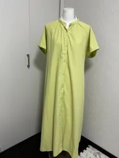 【GU】バンドカラーシャツワンピース XL