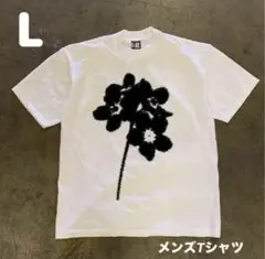 Opium Tシャツ　花　メンズ　L グラフィック　y2k ストリート