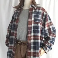 Abercrombie&Fitch チェックシャツ Lサイズ ネルシャツ 長袖