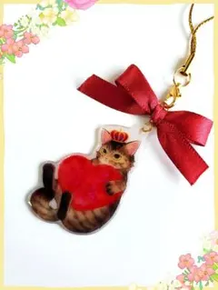 ohキャットさま♡　オリジナルストラップ透明ver.