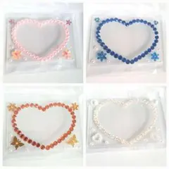 Ｂ８サイズ　トレカケース　4枚セット　新品未使用　ハンドメイド　推し活　ハート