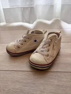 コンバース ホワイト ハイカットスニーカー 13.5 EE