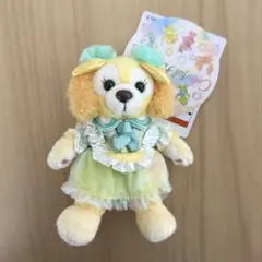 ダッフィー＆フレンズ　20周年　カラフルハピネス　ぬいぐるみバッチ　クッキーアン