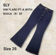 ✨SLY✨ フレアデニム HW FLARE PT-A WITH ROICA 25のサムネイル
