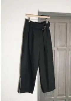 barbell object belted zipper pt black 2