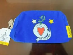 【新品未使用】ロクシタン ×カステルバジャック　ポーチ　ノベルティ　ブルー