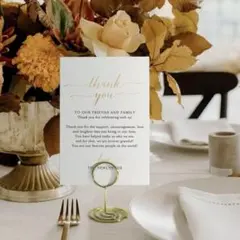 ゴールドメタル テーブルナンバー 21個セット