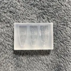 dnail シリコンモールド クロム クロス 十字架