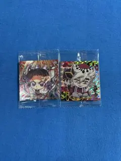 鬼滅の刃　ウエハース　シール　童磨　胡蝶しのぶ