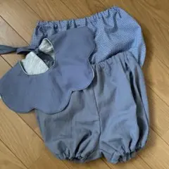 コットン製花型スタイとパンツセット