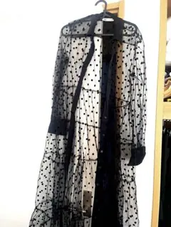 ⭐︎ZARA シースルー ドット柄 カーディガン⭐︎