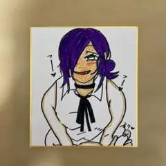 チェンソーマン レゼ ファンアート 色紙 鉛筆 - メルカリ