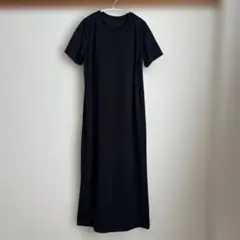 ユニクロ エアリズムコットンブラワンピース ブラック Mサイズ