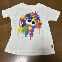 スプラトゥーン 半袖Tシャツ　ユニクロ　ホワイト　夏　男の子