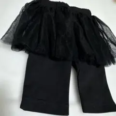 D.fesense チュチュ付きパンツ 80cm ブラック