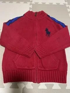 Polo by Ralph Lauren 赤 カーディガン115cm