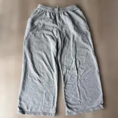UNIQLO グレー ジョガーパンツ ウエストゴム・紐付き