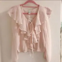 新品Forever21 F21 新品ブラウス ベビーピンク