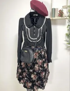 axes femme アクシーズ 花柄　ワンピース　ブラウス バッグ ベレー