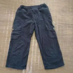 キッズ カーゴパンツ 黒 120cm