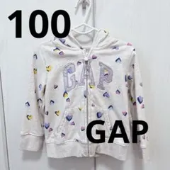 GAP ギャップ　ハート柄パーカー　3Y 100