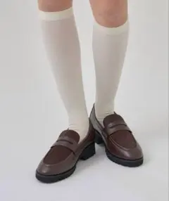 (完売アイテム！)ハラコ切替ローファーのサムネイル