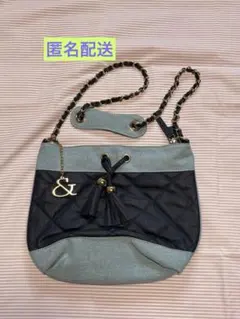 &byP&D ショルダーバッグ　デニム　ブルーのサムネイル