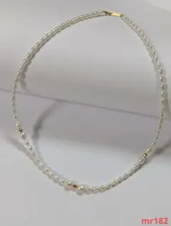 ほぼ未使用 MEIJIDO ベビーパールネックレス ⚪️3.5㎜ 14金ビンテージ 